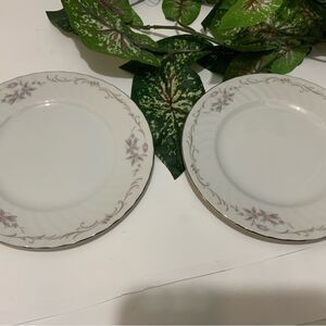 Genuine Porcelain China Gold Standard Made in Japan 2 Bread Dessert Plate 6 3/8